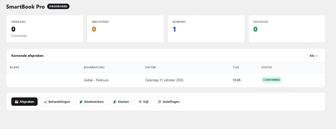 Van salonsite naar een compleet boekings- en beheersysteem.